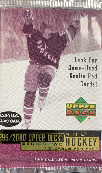 1999-00 Upper Deck Series 2 Hockey Hobby Balíček